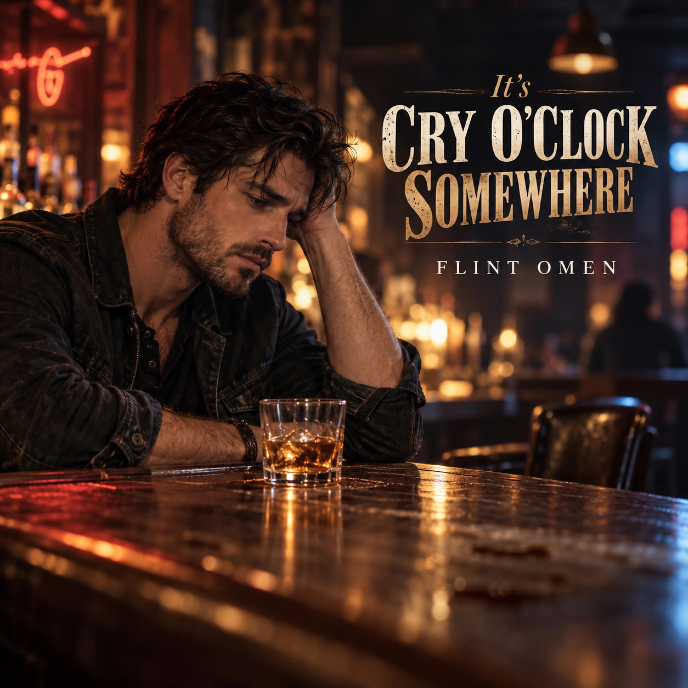 It’s Cry O’Clock Somewhere cover art by Flint Omen
