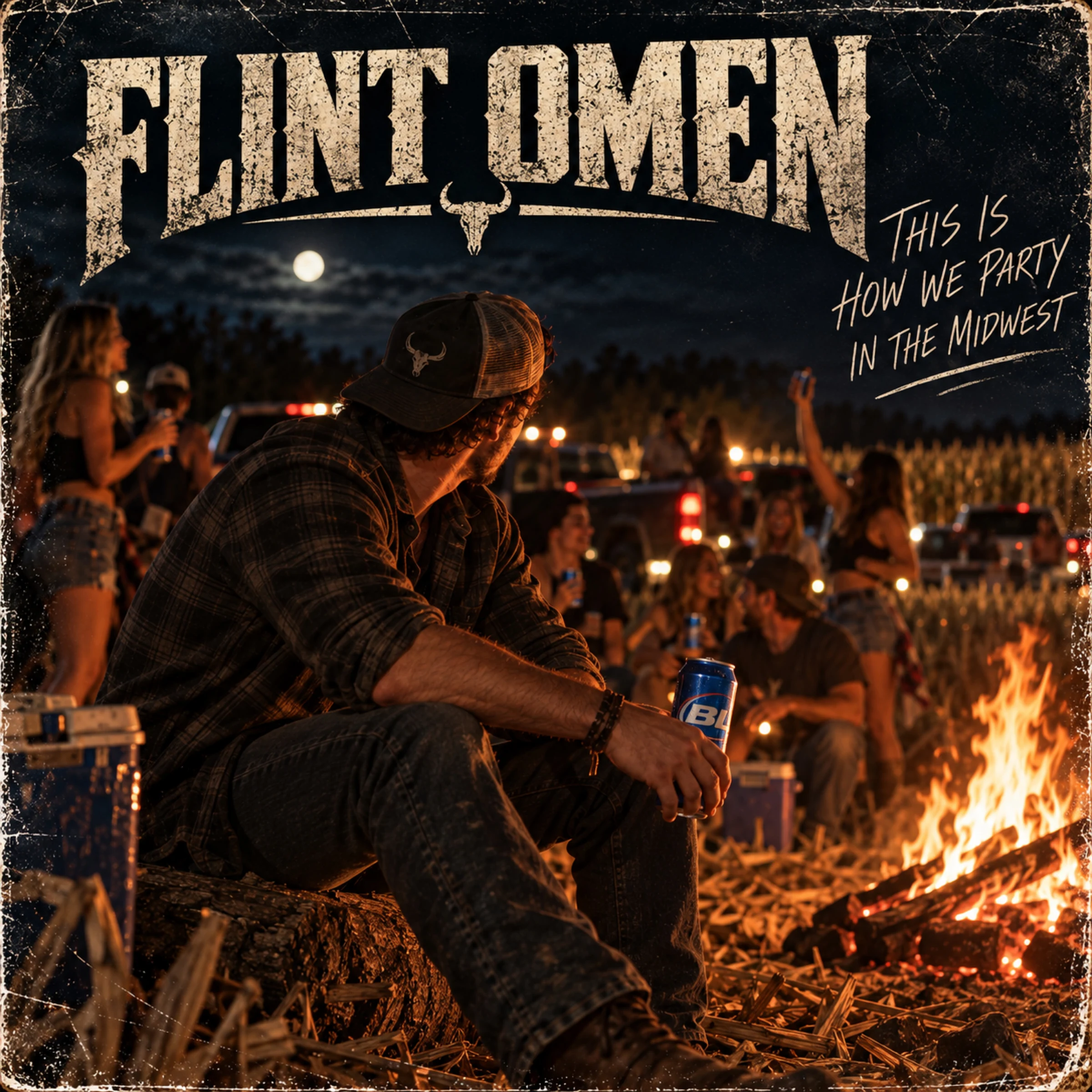 Party in the Midwest cover art by Flint Omen