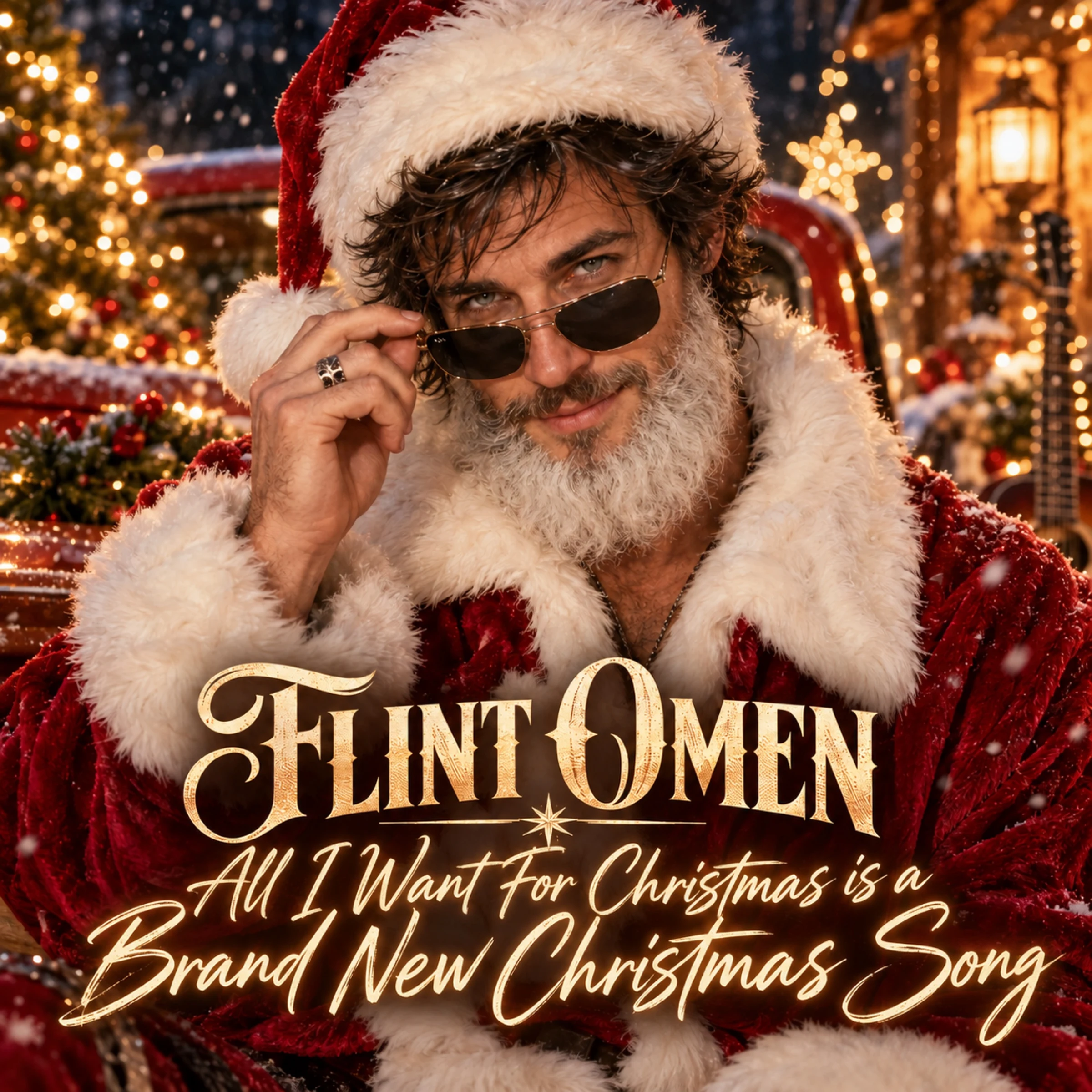 All I Want For Christmas is a Brand New Christmas Song cover art by Flint Omen